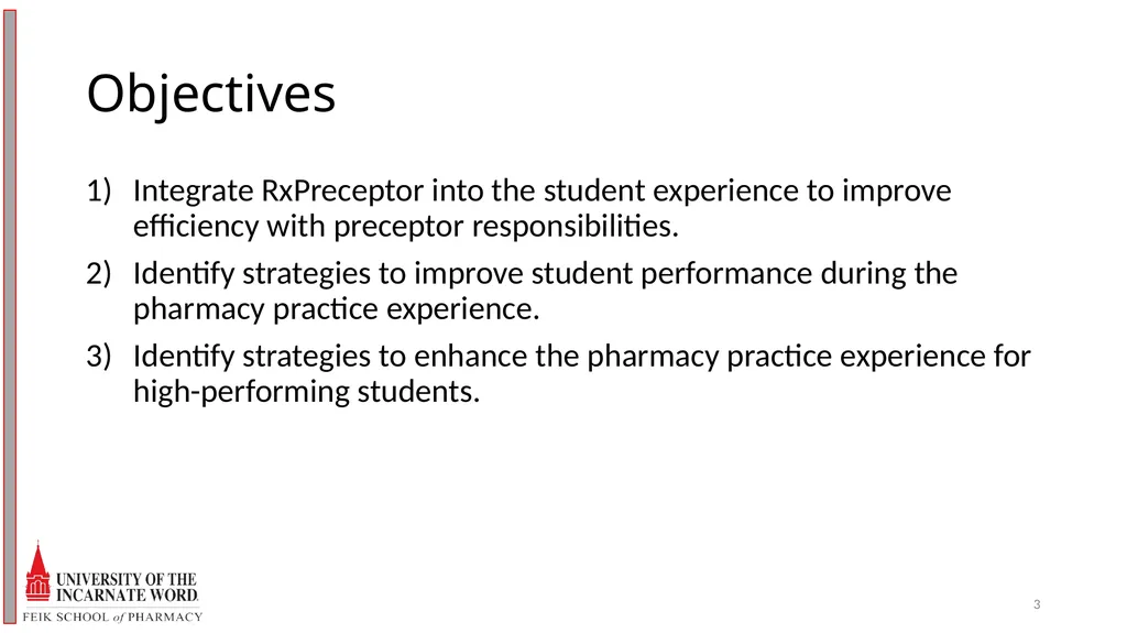 Precepting Across A Spectrum of Student Abilities - slide 3 of 30