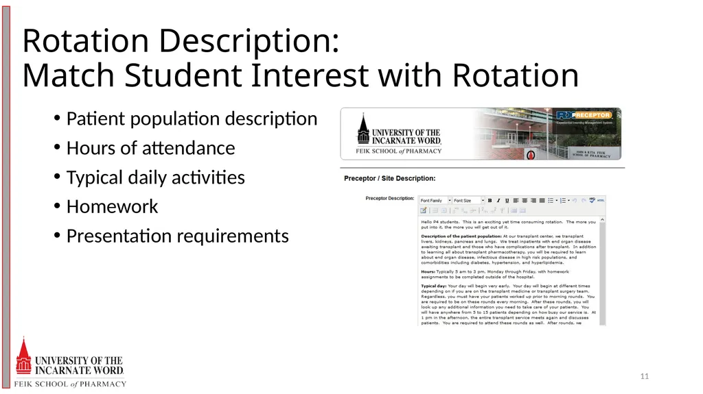 Precepting Across A Spectrum of Student Abilities - slide 11 of 30