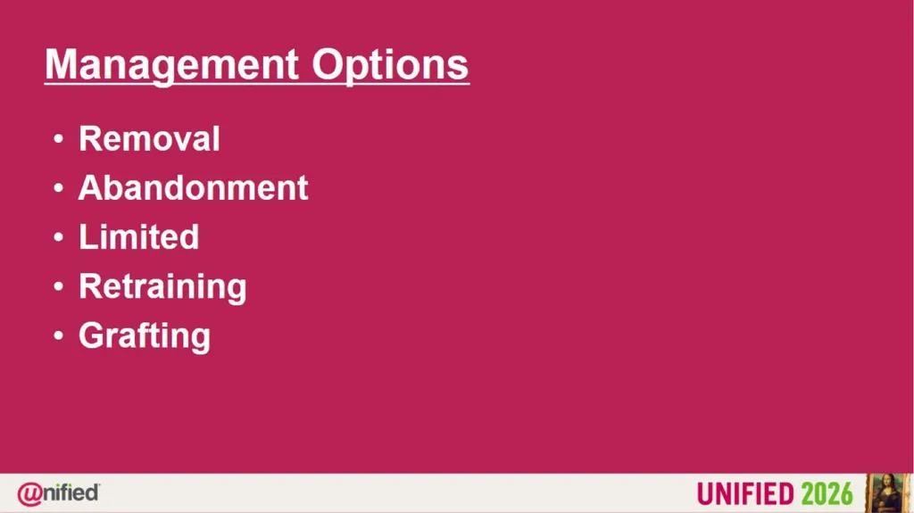Factors to Consider Management Options Effect of - slide 4 of 14