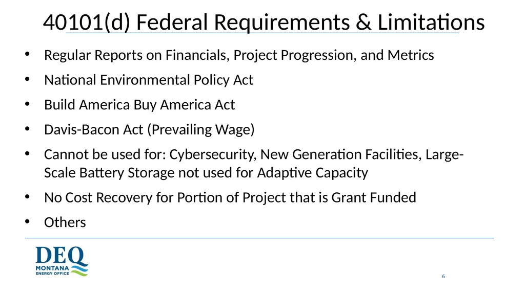 Grid Resilience & Reliability State & Federal - slide 6 of 12