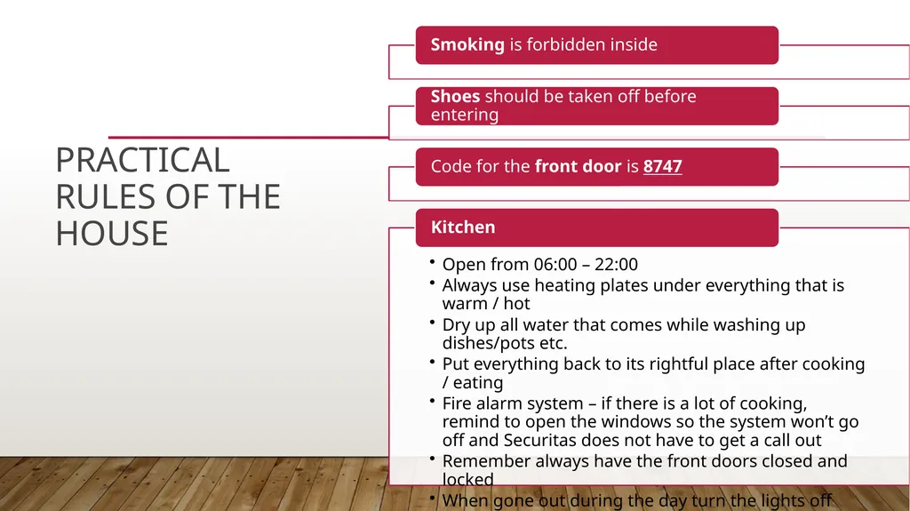 Practical information for travelling to the North - slide 9 of 10