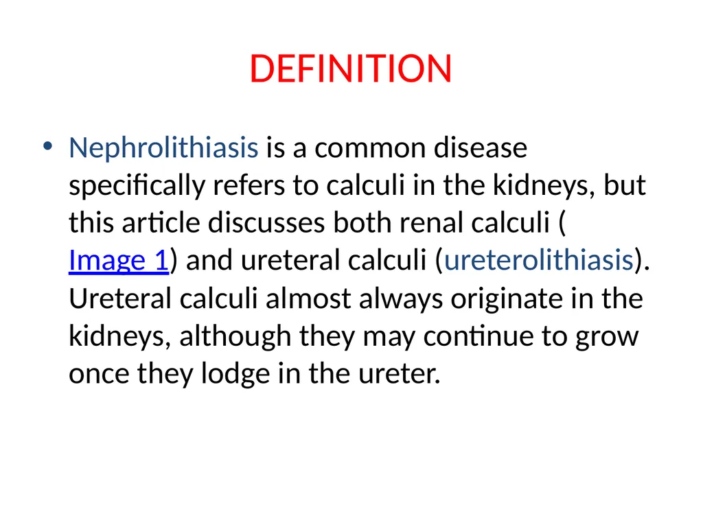 NEPHROLITHIASIS AYURVEDIC AND MODERN CONCEPT BY DR - slide 2 of 29