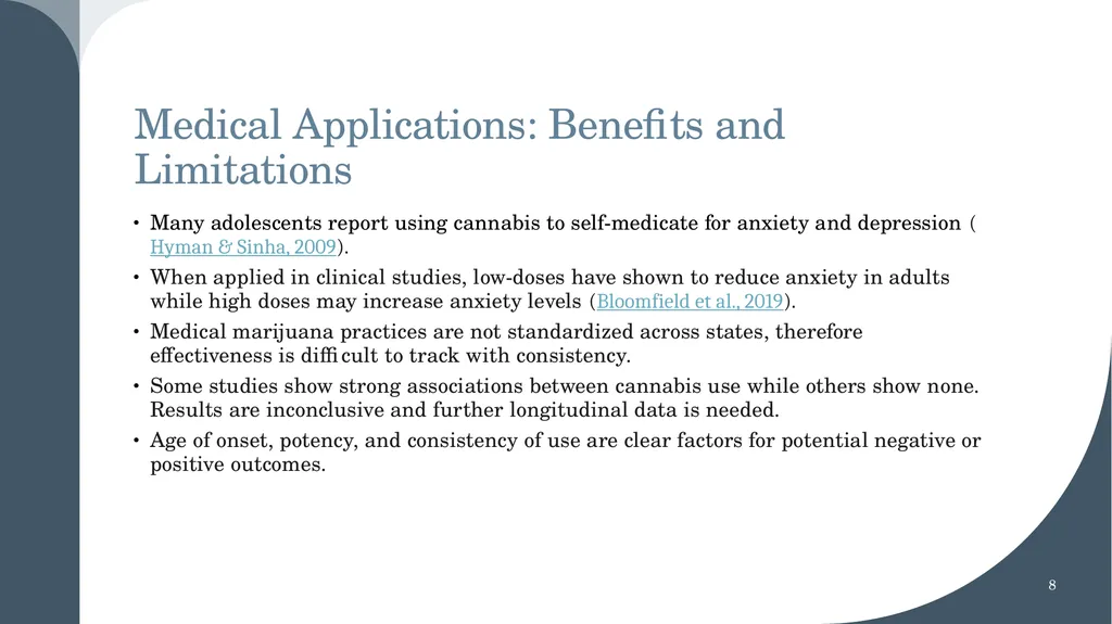 Marijuana: Trends & Implications for Treatment by - slide 8 of 13