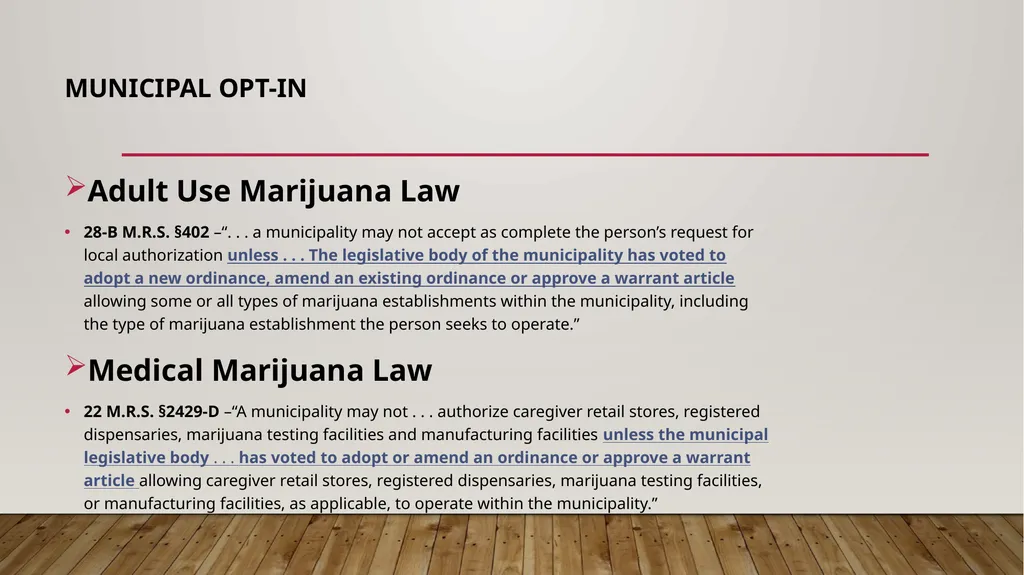Marijuana Information Public Forum New Gloucester - slide 4 of 18