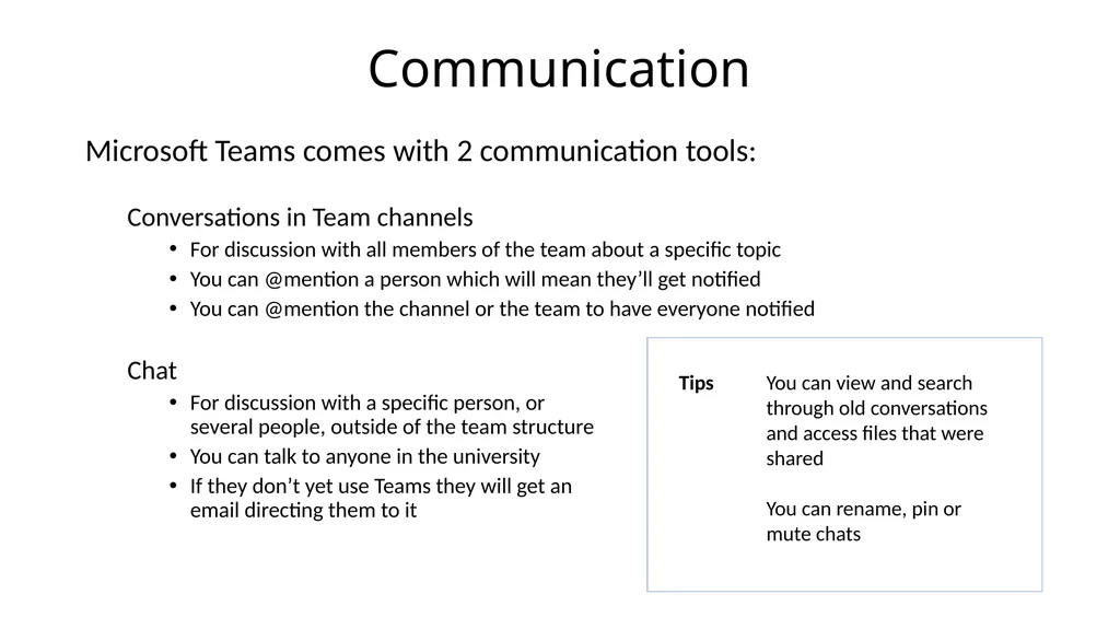 Introduction to Microsoft Teams Also featuring - slide 4 of 11