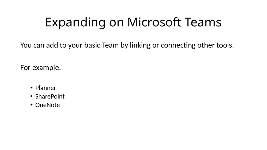 Introduction to Microsoft Teams Also featuring - slide 7 of 11
