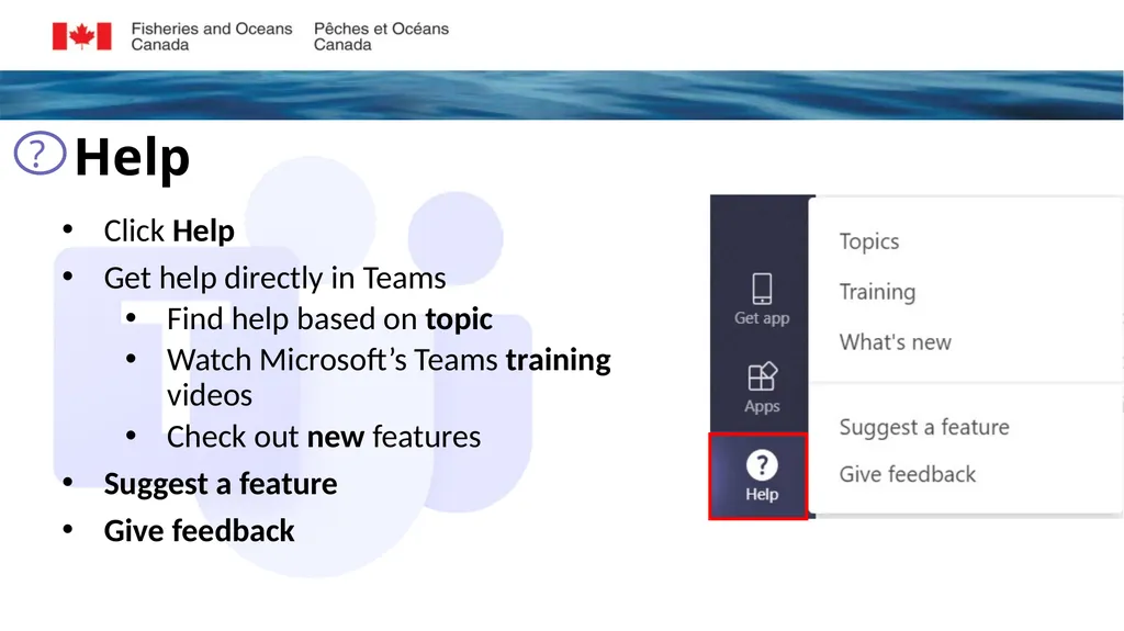 Microsoft Teams Training Module 2 NAVIGATING - slide 11 of 15