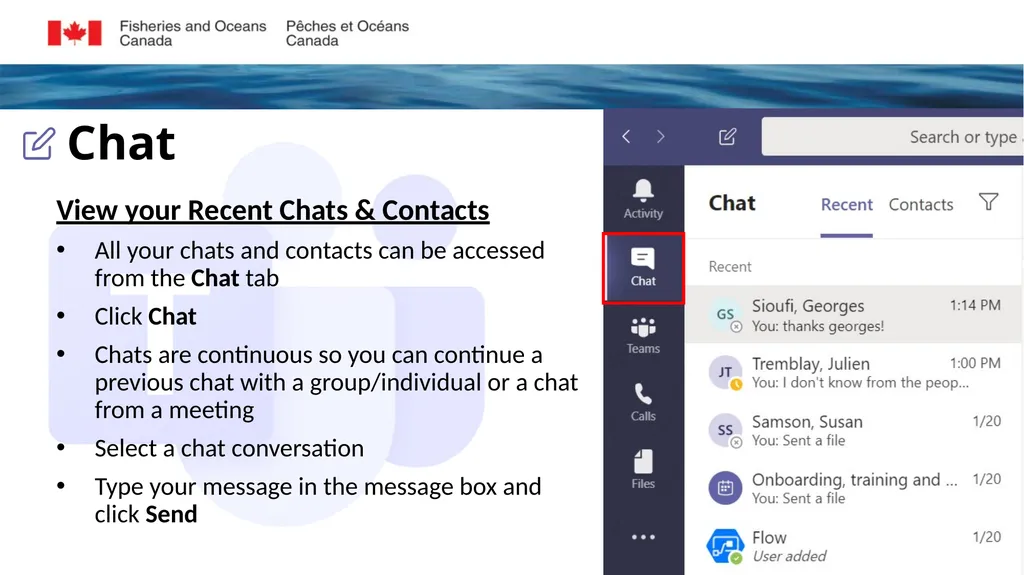 Microsoft Teams Training Module 2 NAVIGATING - slide 6 of 15