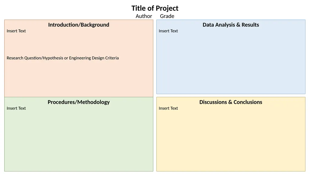 Title of Project Author Grade Title of Project - slide 4 of 7
