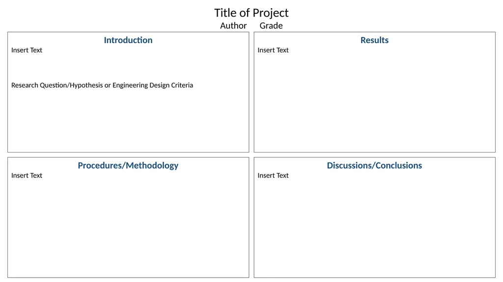 Title of Project Author Grade Title of Project - slide 3 of 7