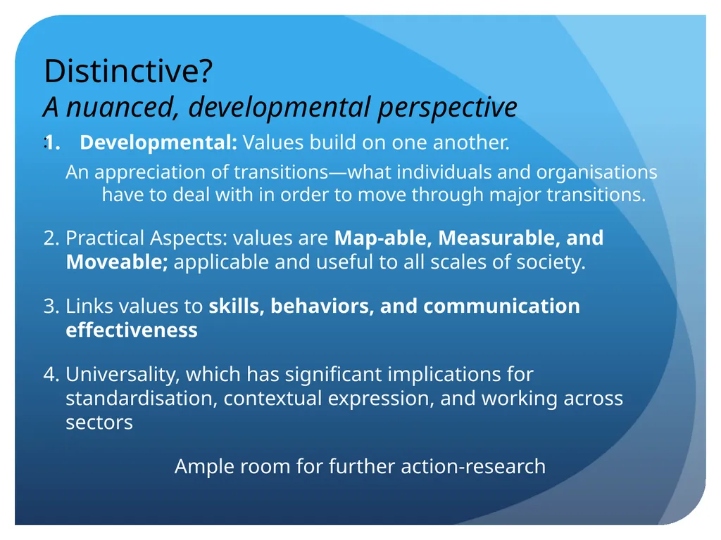 Introducing Values Technology We want to: Enable - slide 6 of 15