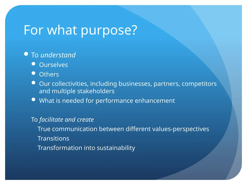 Introducing Values Technology We want to: Enable - slide 3 of 15