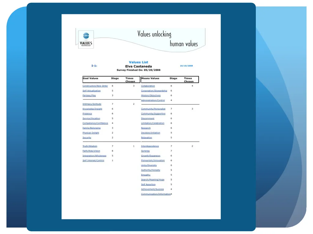 Introducing Values Technology We want to: Enable - slide 11 of 15