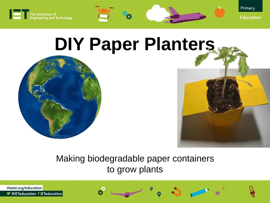 DIY Paper Planters Making biodegradable paper