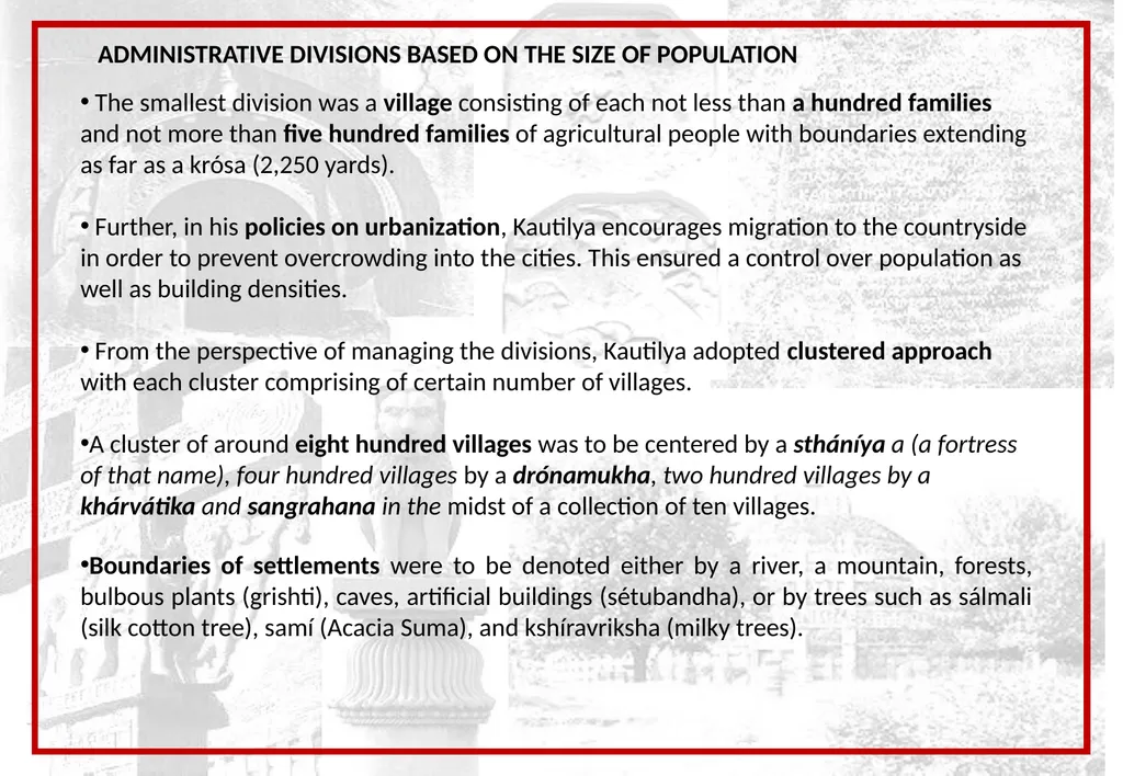 Subject: Principles Of Human Settlements-I Topic: - slide 7 of 15