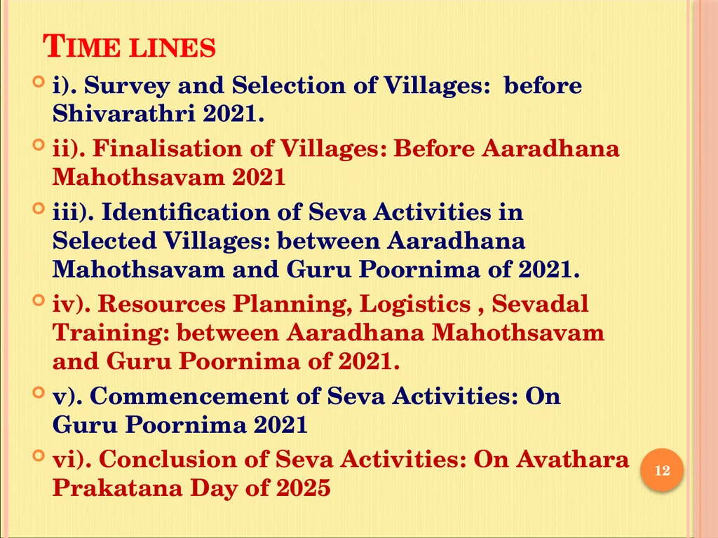 Sri Sathya Sai Grama Seva in 6000 villages - slide 12 of 13