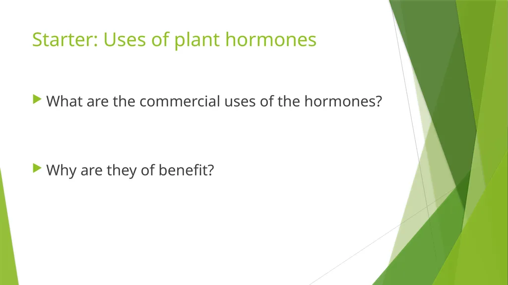 Abscission and Commercial hormones Spec Learning - slide 4 of 18