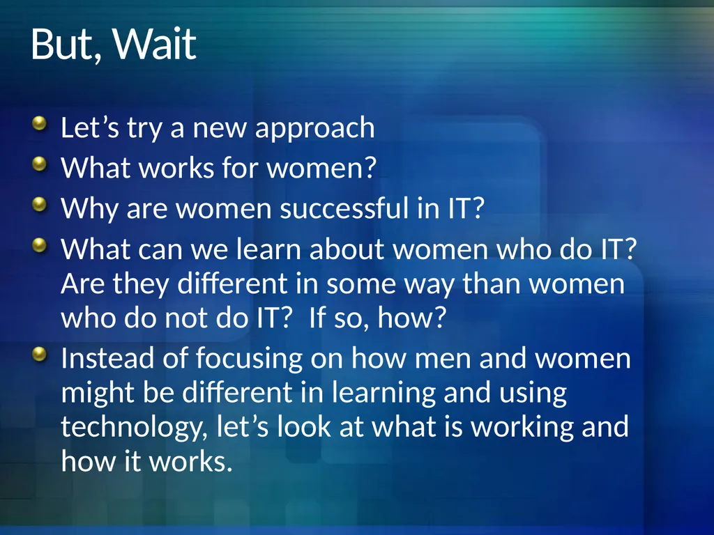 Exploring Between and Within Women Differences in - slide 10 of 28