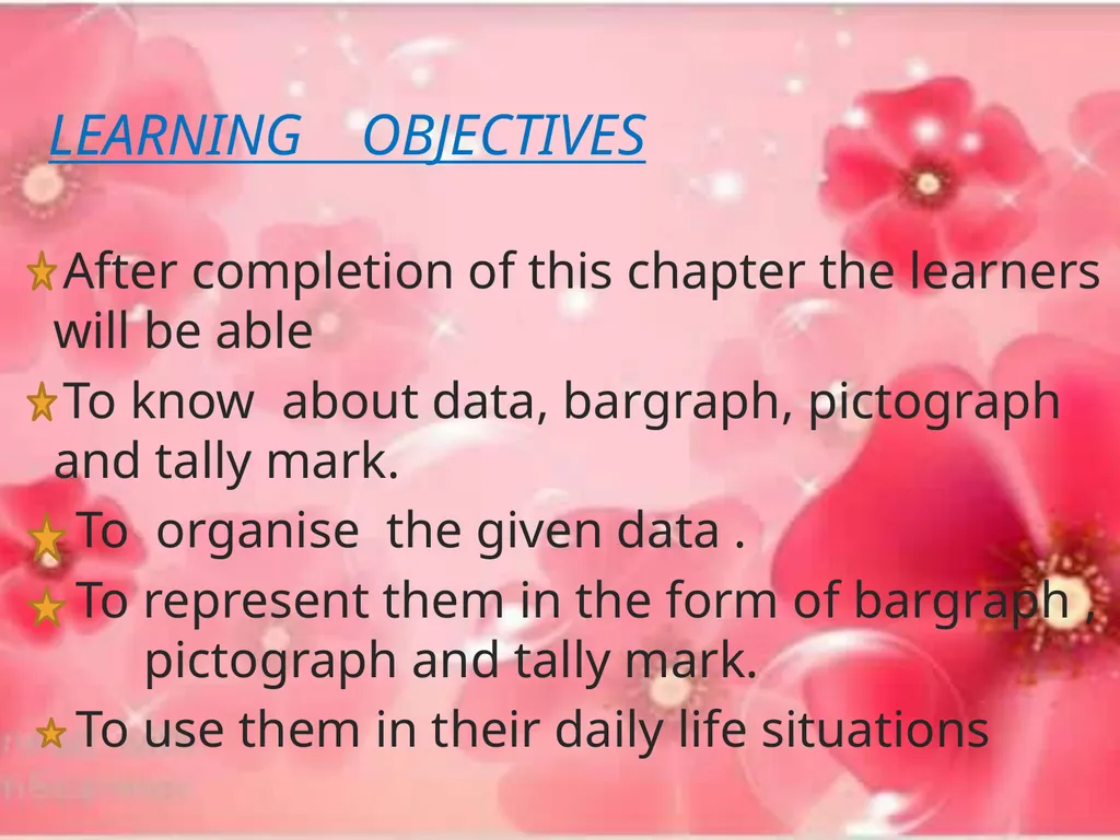 SUB- MATHEMATICS CLASS -V TOPIC- DATA HANDLING k - slide 3 of 31