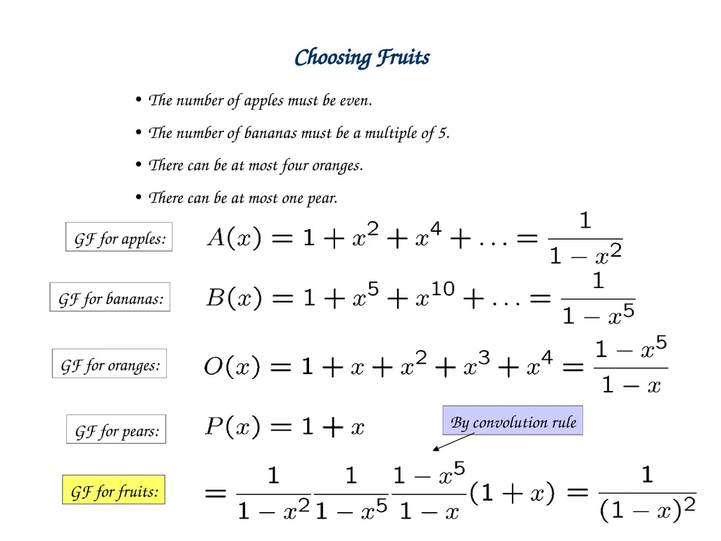 Generating Functions and Counting Trees Today’s - slide 27 of 54
