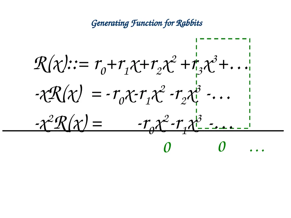 Generating Functions and Counting Trees Today’s - slide 34 of 54