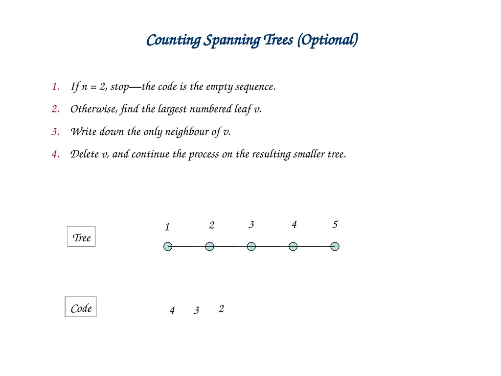 Generating Functions and Counting Trees Today’s - slide 52 of 54