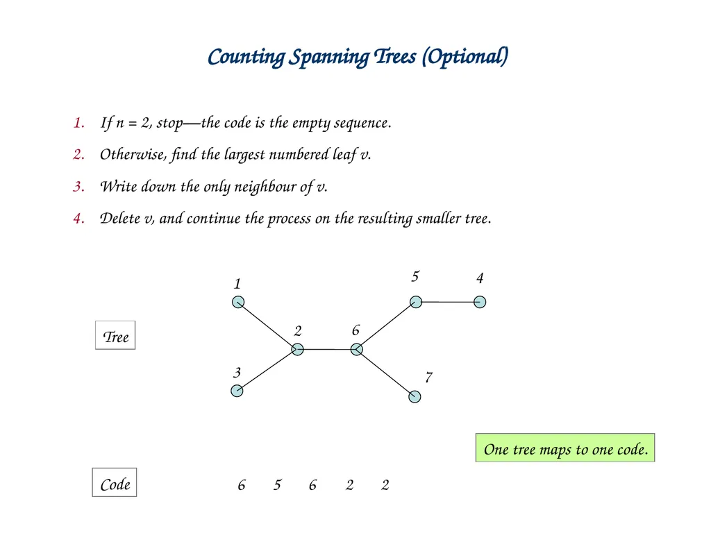 Generating Functions and Counting Trees Today’s - slide 53 of 54