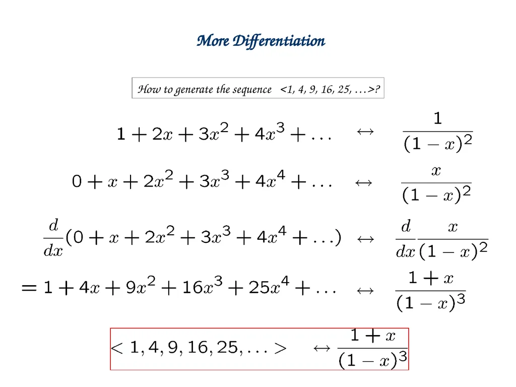 Generating Functions and Counting Trees Today’s - slide 15 of 54