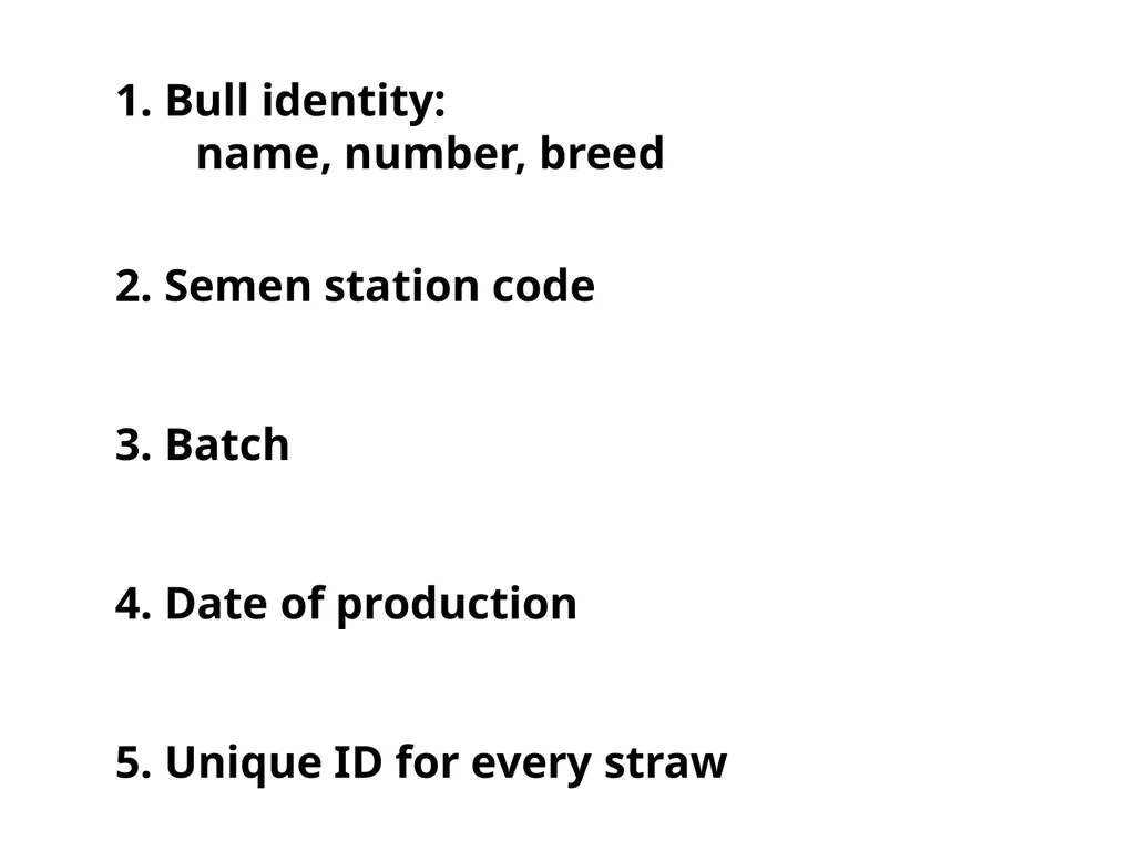 Information on straw and color codes Dr. Vikas - slide 3 of 7