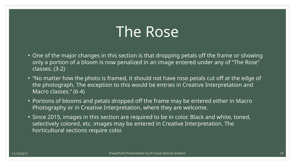 Photographing Roses: understanding and using the - slide 25 of 43