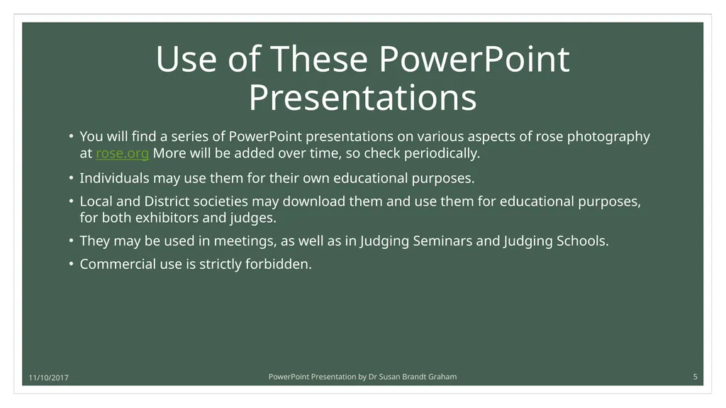 Photographing Roses: understanding and using the - slide 5 of 43