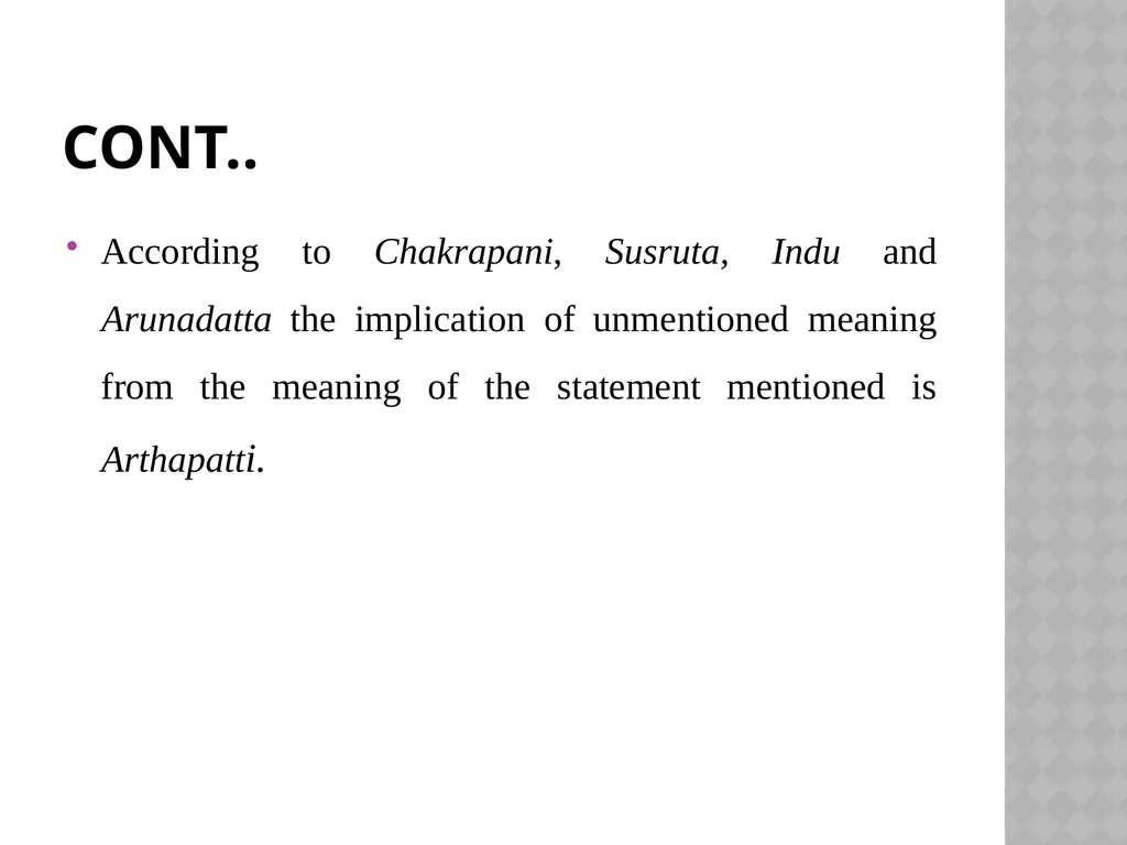 TANTRAYUKTI And ITS APPLICATION IN THE - slide 95 of 105