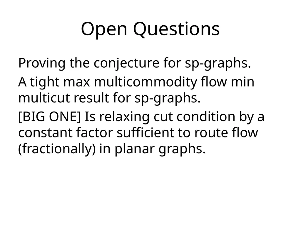 Integer multicommodity flow in series-parallel - slide 20 of 22