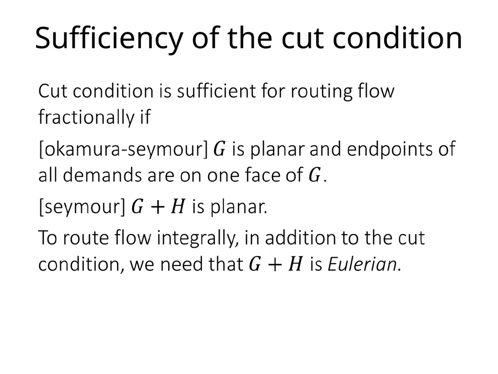 Integer multicommodity flow in series-parallel - slide 4 of 22