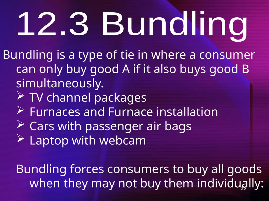 1 Ch 12: Capturing Surplus Any firm with market - slide 35 of 45