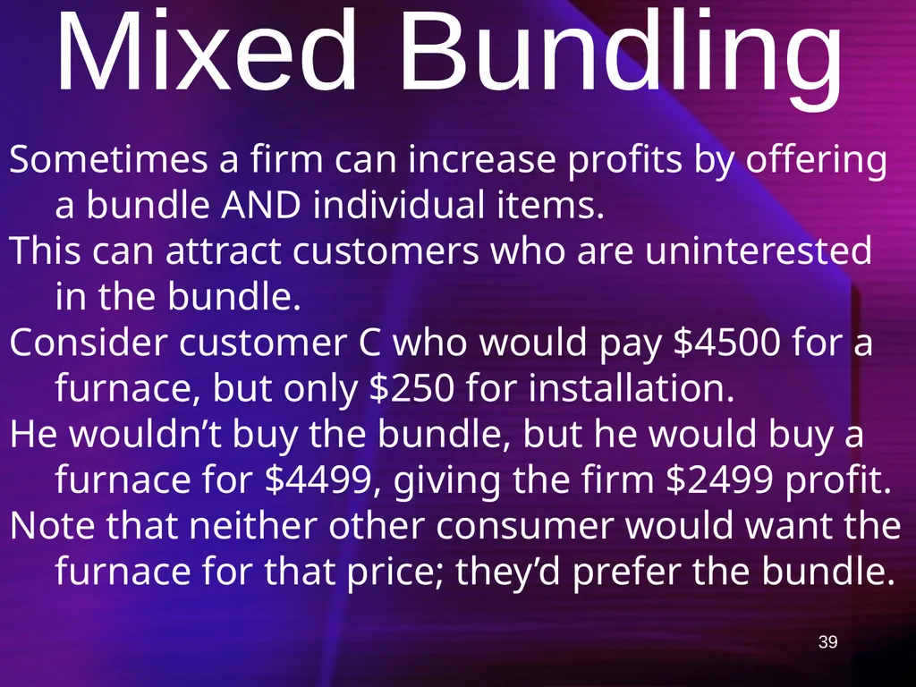 1 Ch 12: Capturing Surplus Any firm with market - slide 39 of 45