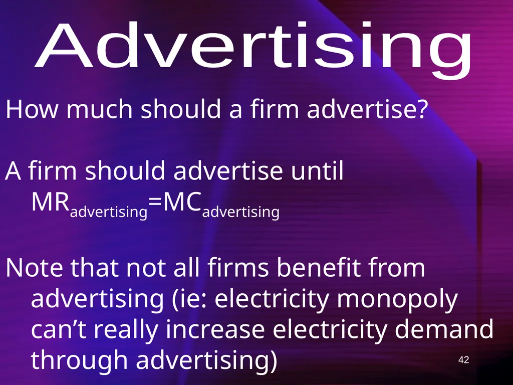 1 Ch 12: Capturing Surplus Any firm with market - slide 42 of 45