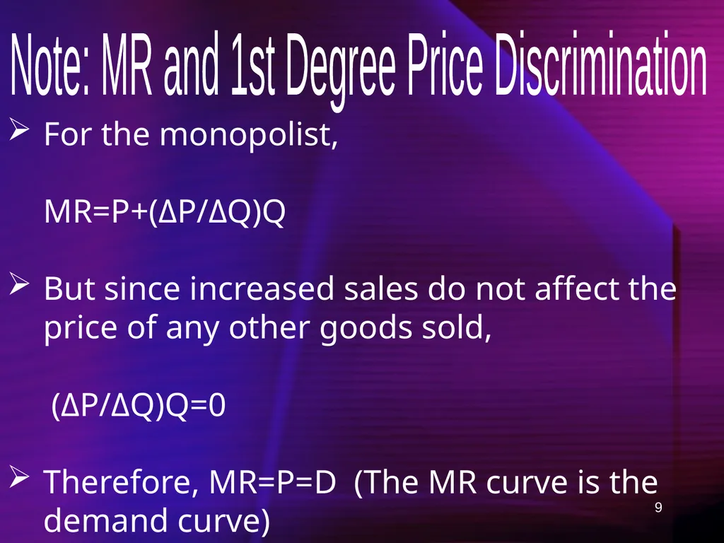 1 Ch 12: Capturing Surplus Any firm with market - slide 9 of 45