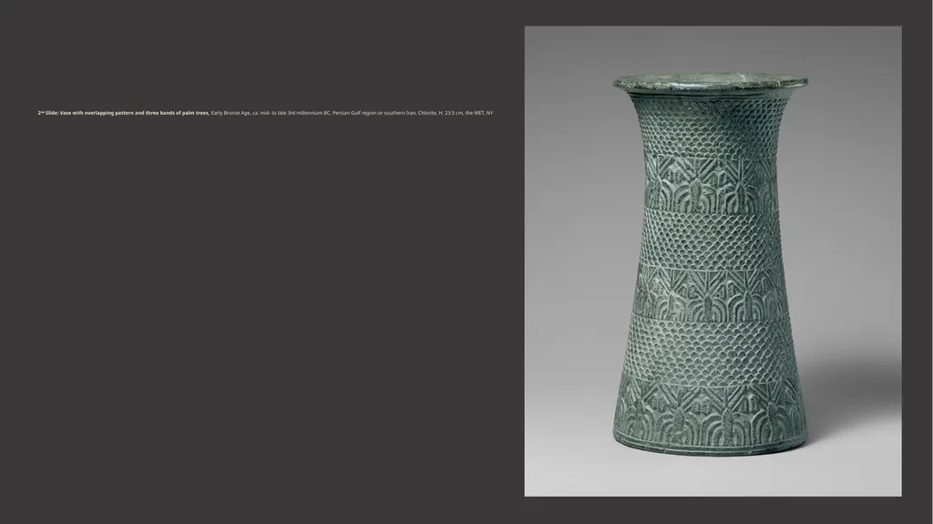 Near East, 3rd millennium BC, Chlorite Vessels and - slide 3 of 8