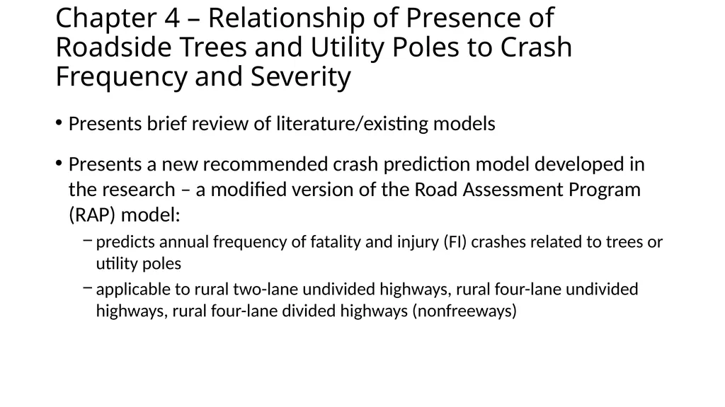 Proposed Guidance for Fixed Objects in the - slide 10 of 22