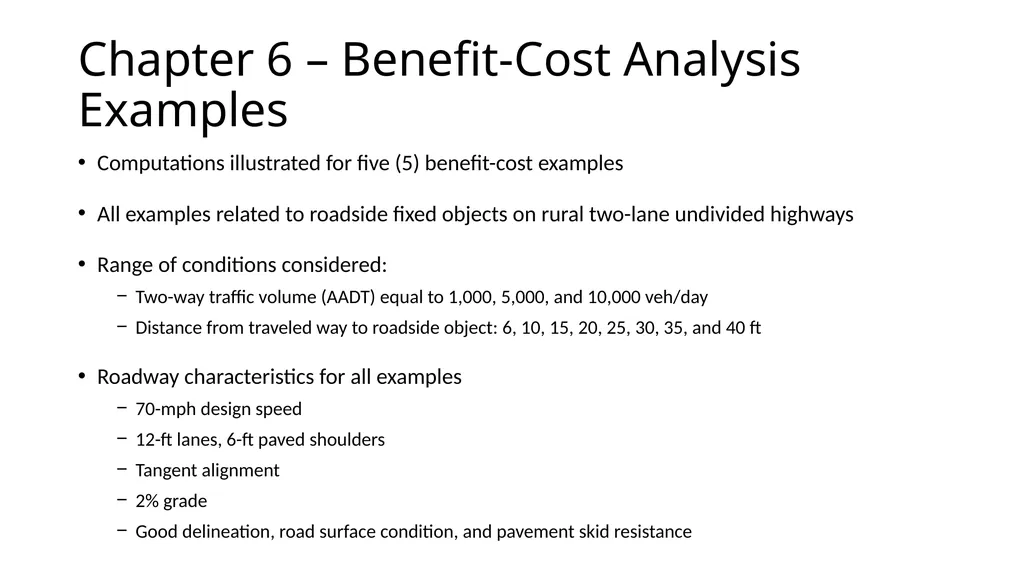 Proposed Guidance for Fixed Objects in the - slide 17 of 22
