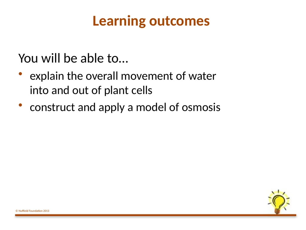 Practical Work for Learning Using a pot model to - slide 3 of 19