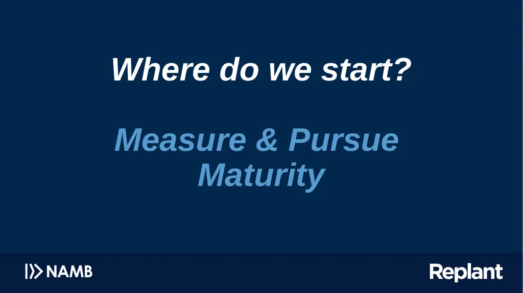Pursuing Church Maturity Missing the target has - slide 29 of 34