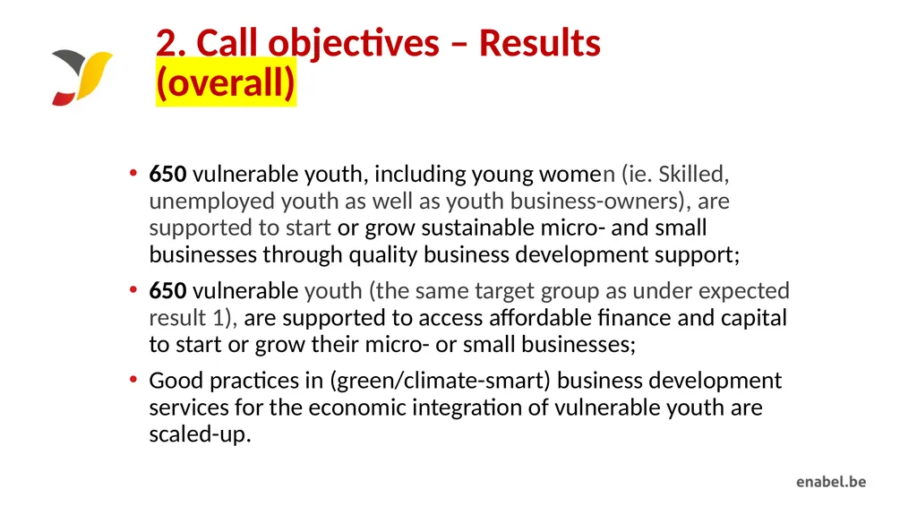 Call For Proposals Supporting vulnerable youth to - slide 14 of 66