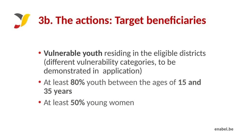 Call For Proposals Supporting vulnerable youth to - slide 35 of 66