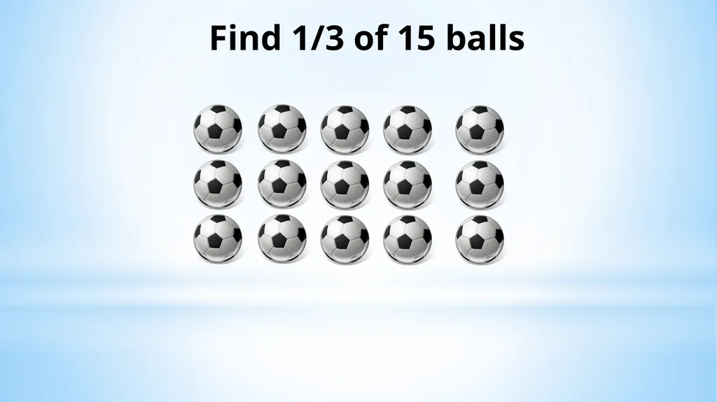 Fractional Parts of a Set Lesson 9-4 Obective I - slide 12 of 19