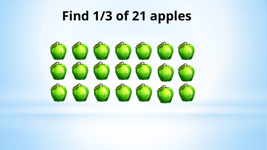 Fractional Parts of a Set Lesson 9-4 Obective I - slide 13 of 19