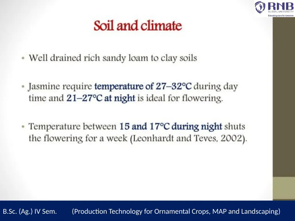 Course Name- Production Technology for Ornamental - slide 8 of 21
