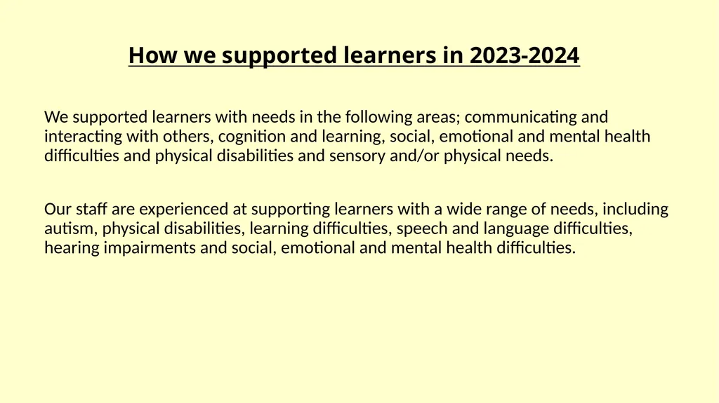 SEN Information Report for Attleborough Primary - slide 5 of 28