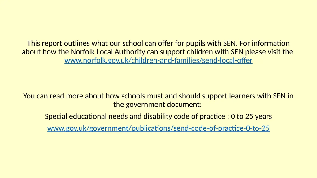 SEN Information Report for Attleborough Primary - slide 27 of 28
